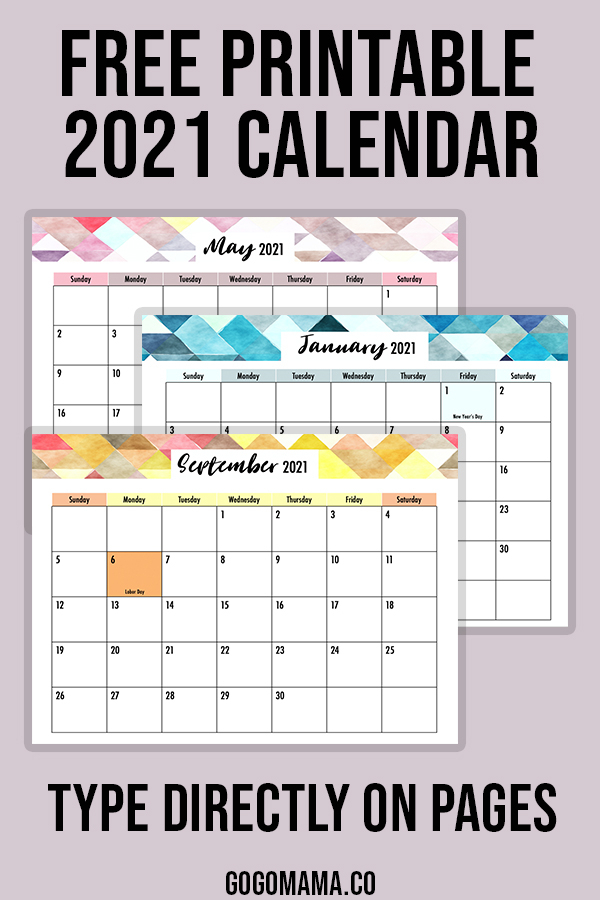 Editable Editable 2021 Calendar Editable Free Calendar Template : Free within Free Editable Calendar Templates Printable
