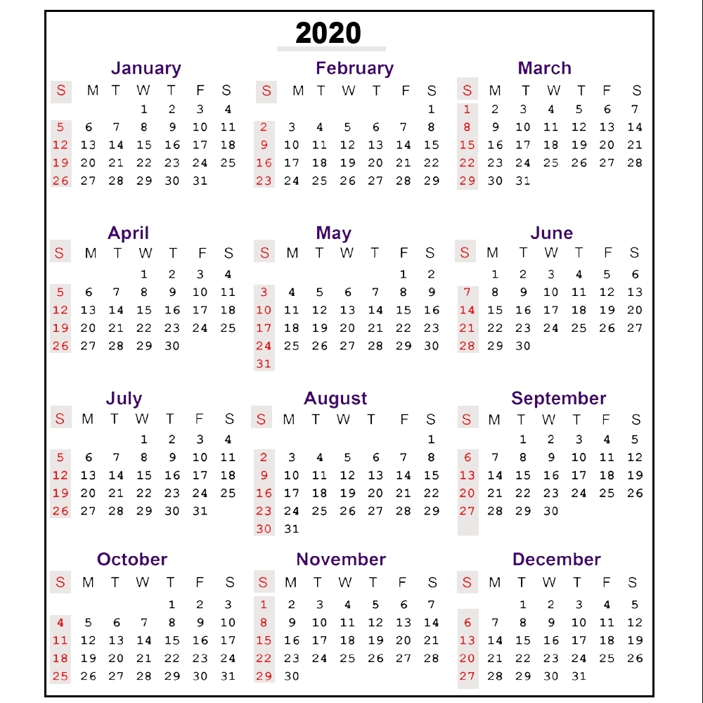 Fiscal Calander 2020 Week Numbers  Calendar Inspiration Design regarding Free Printable Fiscal Year Calendar