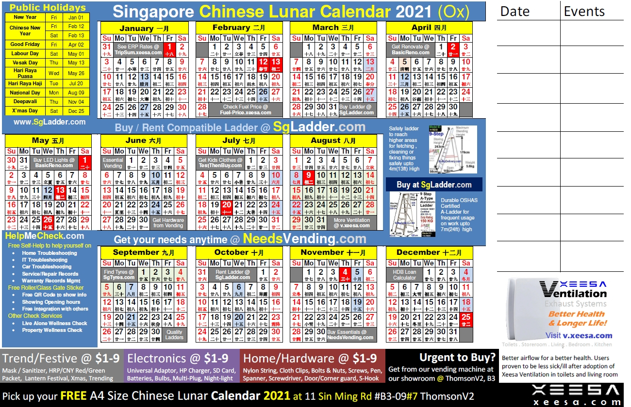 Free 2021 Lunar Calendar | Month Calendar Printable intended for Lunar Calendar 2022 Pdf