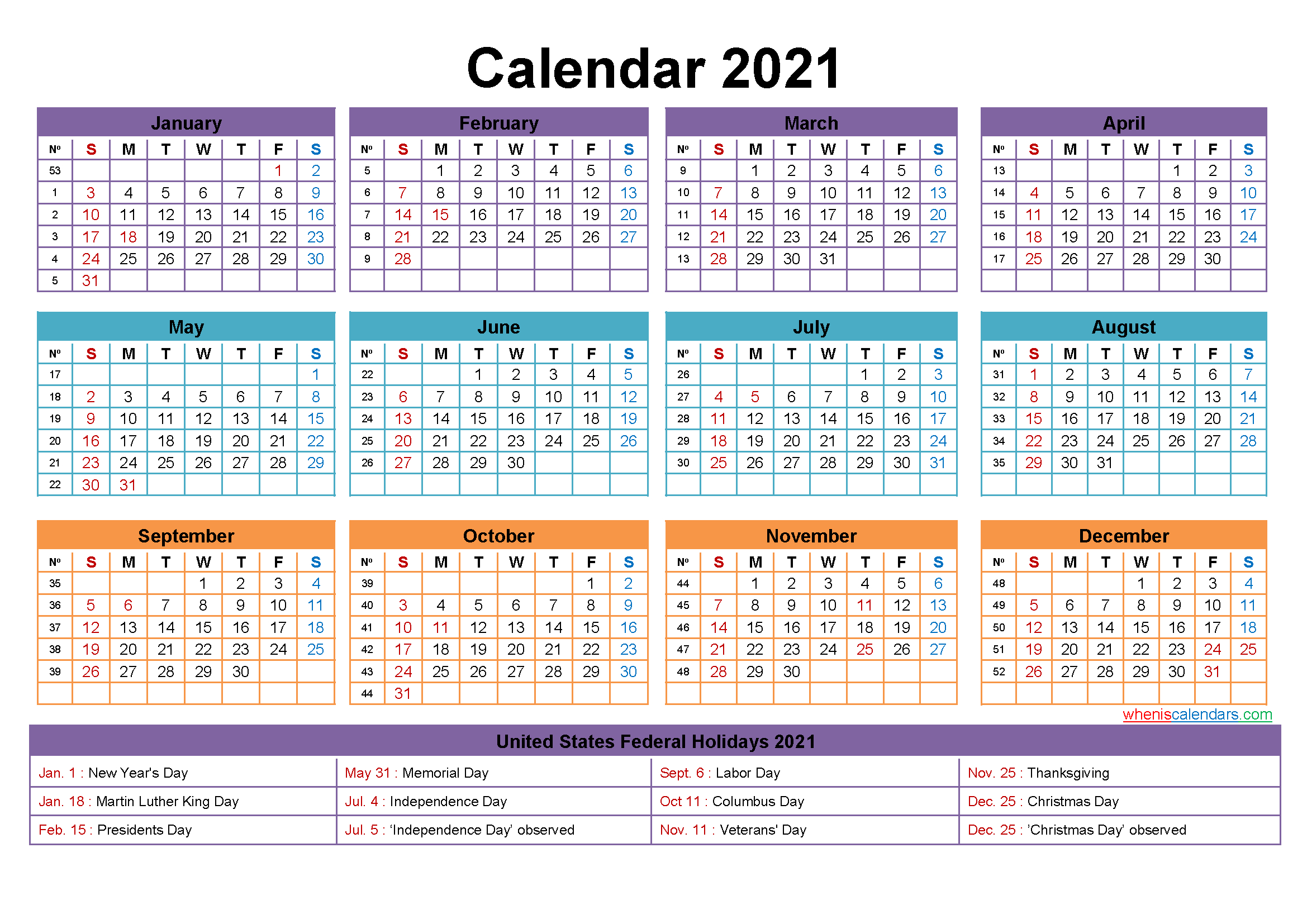 Free Editable Printable Calendar 2021 Template No.ep21Y23 Free within Free Editable Calendar Templates Printable