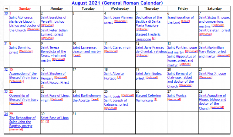 Free Printable Roman Catholic Liturgical Calendar 2021 Pdf : Liturgical inside Liturgical Calendar Worksheet Pdf