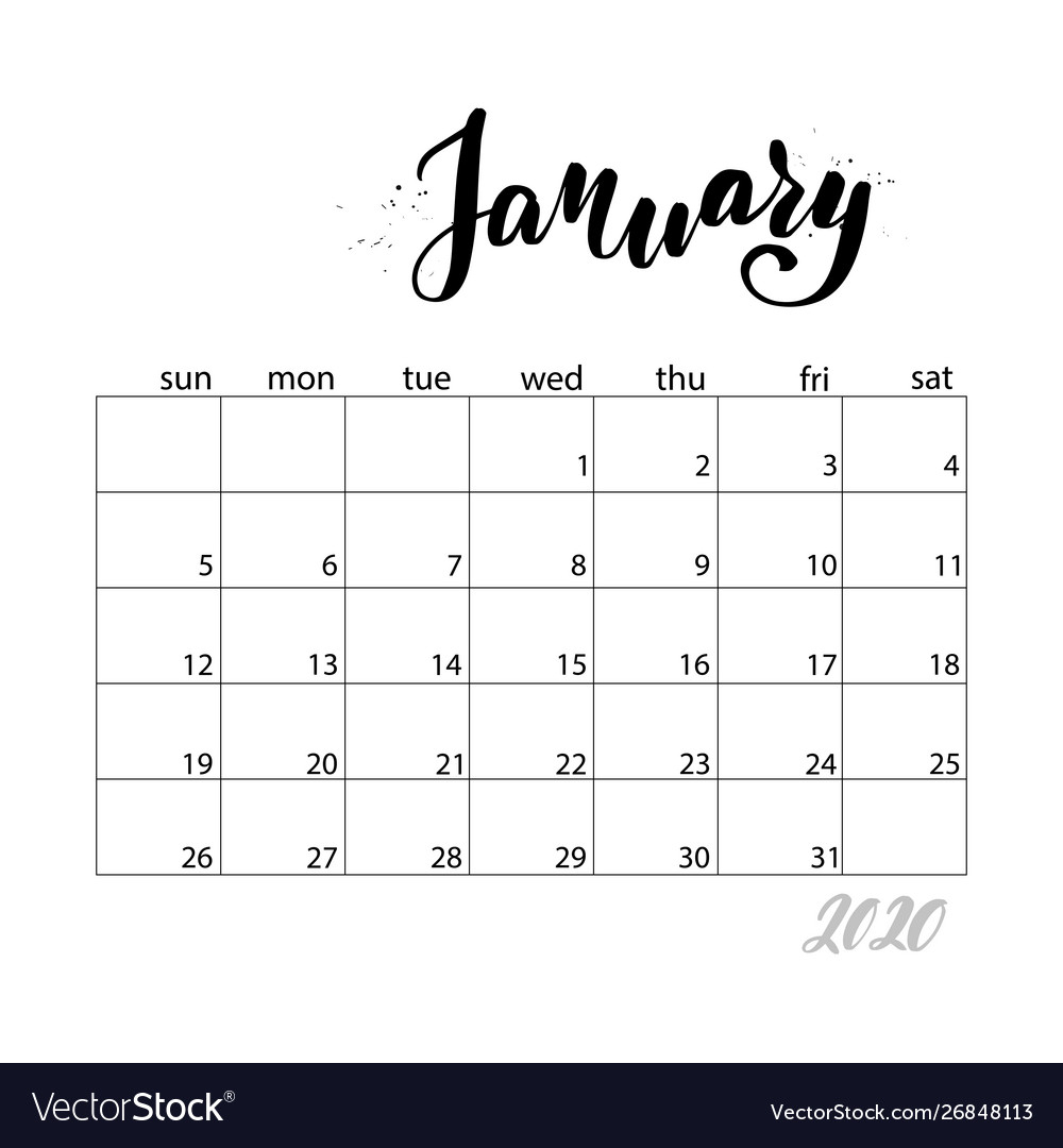 Get 2020 Monthly Calendar Without Downloading | Calendar Printables pertaining to Calendars To Print Without Downloading