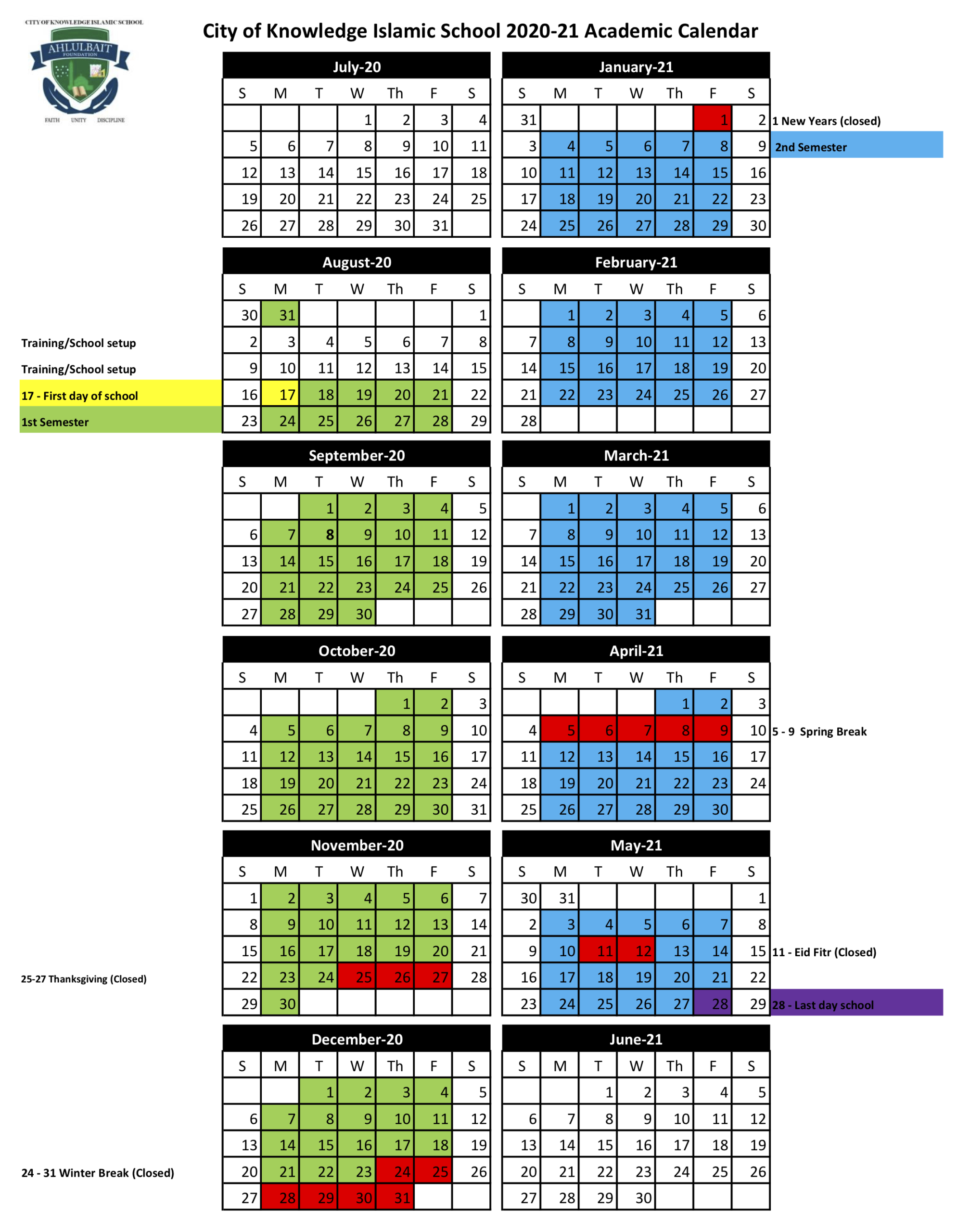 Gilmer County School Calendar 2020 2021 | Printable Calendars 2021 for Cobb County School Calendar