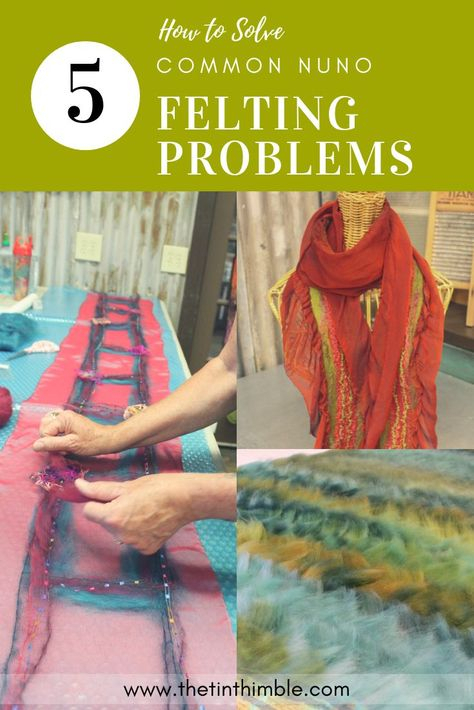 How To Solve 5 Common Nuno Felting Problems | Nuno Felting, Nuno Felt intended for How To Make Botnicalprinting