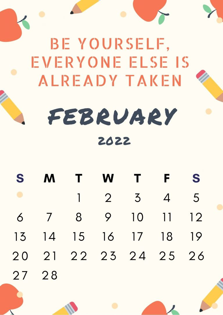 Inspiring 2022 Monthly Calendar With Quotes | Calendar 2022 pertaining to 2022 Desk Top Calendar Free