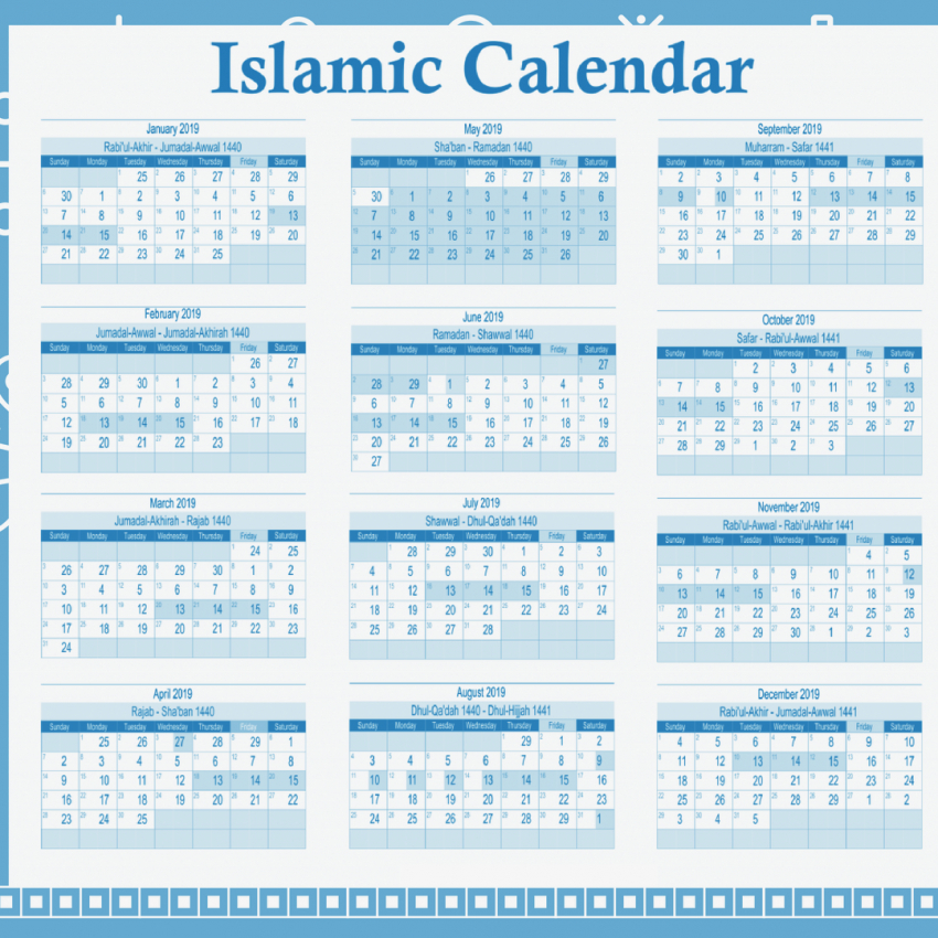 Islamic Calendar 2019 I Hijri Calendar 1440 One Platform For Digital within Calendar For Ramadan 2022 In Krugersdorp