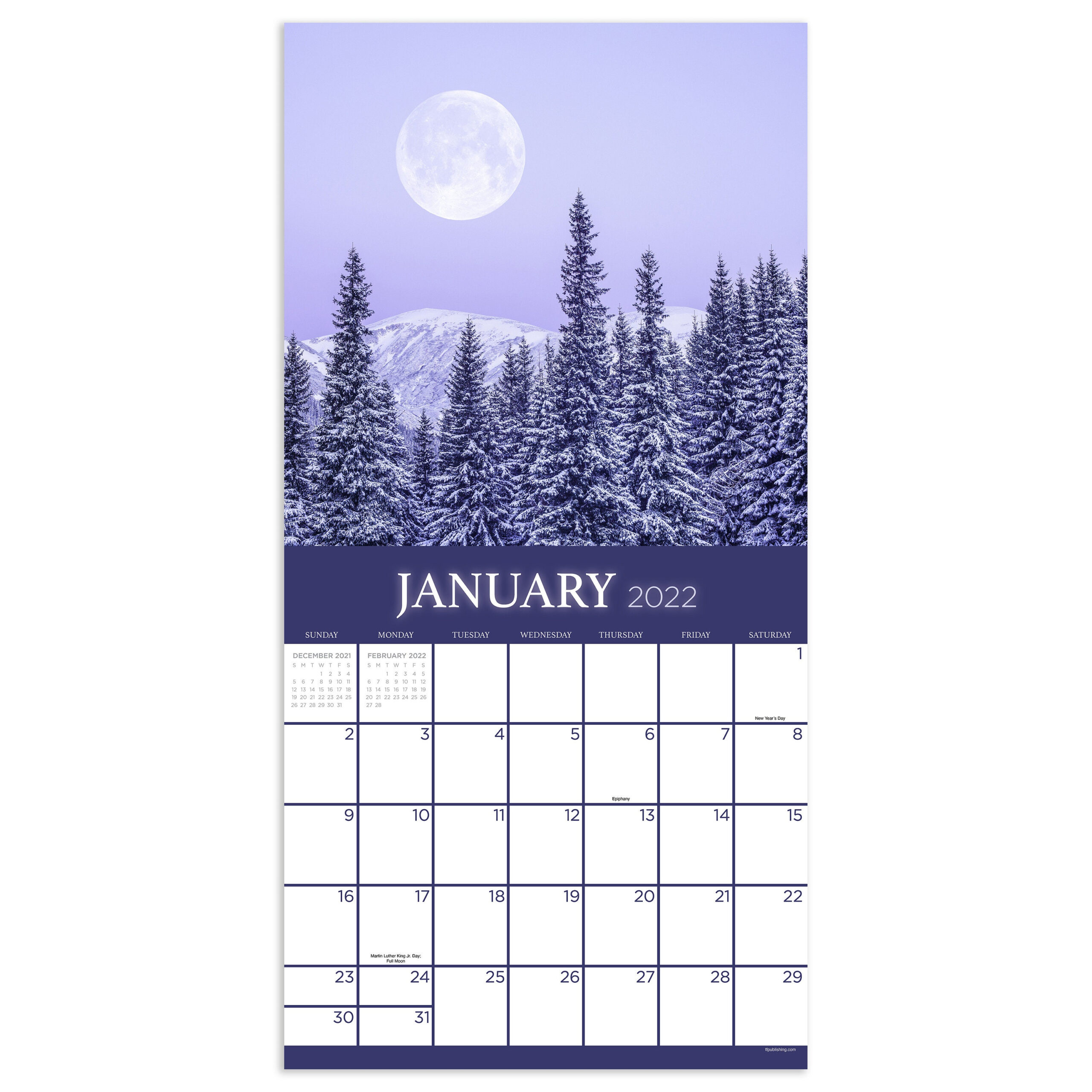 January 2022December 2022 Moons 12X12 Wall Calendar | Etsy pertaining to Calender 2022 Wall Calendar