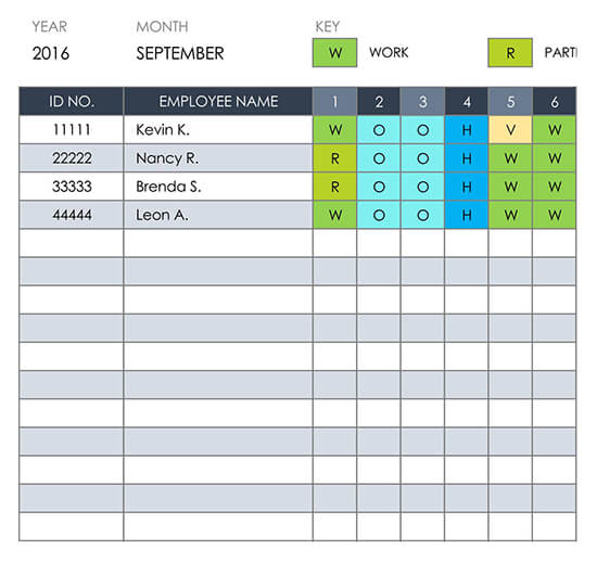 Monthly Rotation Schedule Template  Automatically Create Shift throughout Rotating Shift Calendar Generator