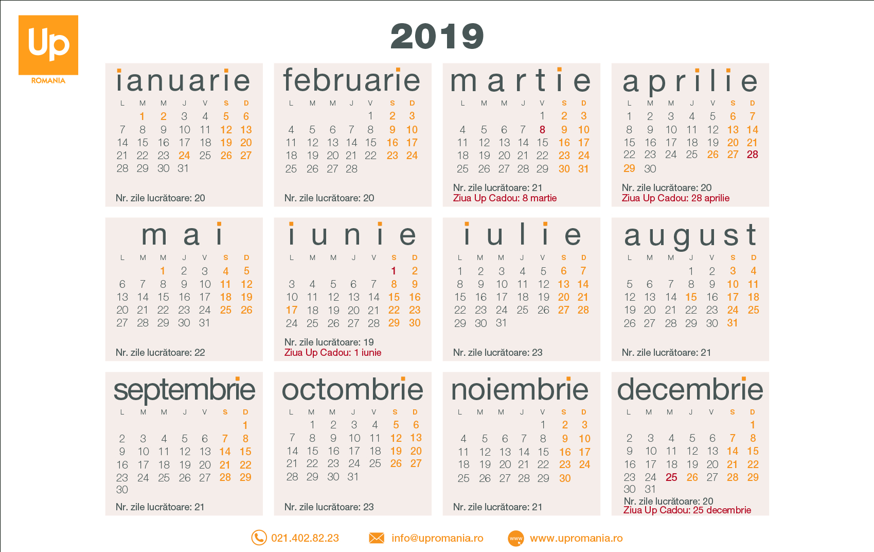 Pick Calendar Zile Lucratoare 2020 | Calendar Printables Free Blank intended for Firefighter Calendar 2022 Printable