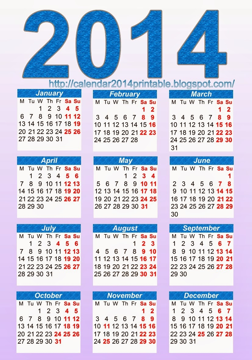 Pocket Calendar 2014 Template Free , Printable Calendar 2014, Blank throughout Free Printable Pocket Calendar Template