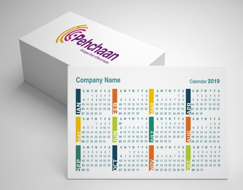 Pocket Calendar 2019 | Custom Printed Wallet Calendars In 2020 | Pocket with Free Printable Small Pocket Calendars