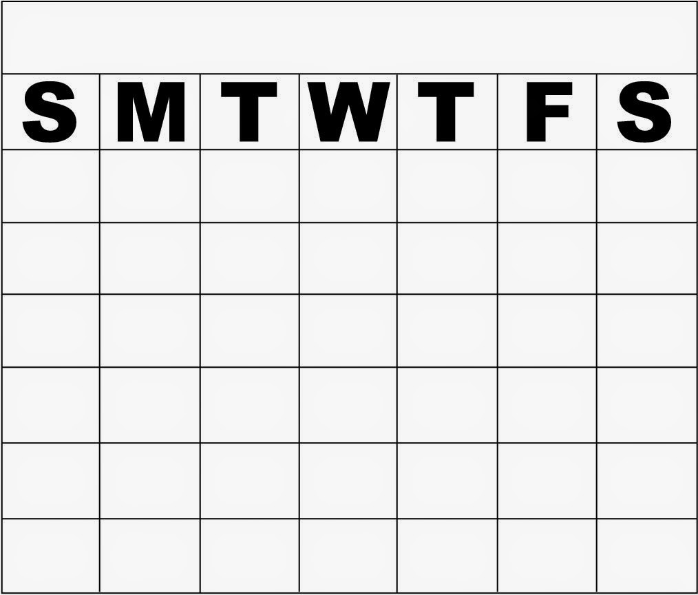 Printable Calandar From Monday Thru Sunday :Free Calendar Template for Blank Calendar Printable Monday To Friday