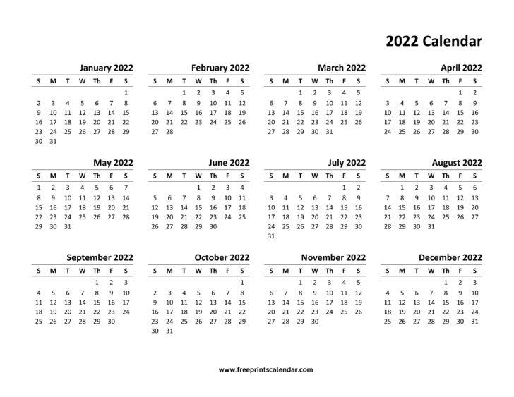 Printable Daily Calendar 2022 | Free Letter Templates for Printable Free 2022 Calendar Without Downloading