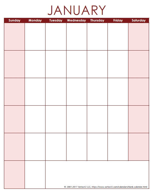 Printable Monday Thru Sunday Calendar | Calendar Template Printable inside Monday Through Sunday Printable Calendar