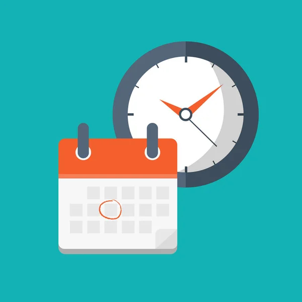 Schedule, Appointment, Important Date Concept. Calendar Icon And Clock regarding Time And Date Calender