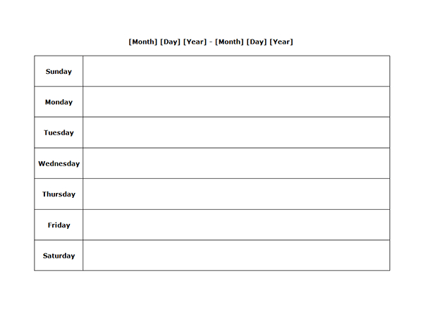 Weekly Blank Calendar Landscape 03 Free Printable Templates in Perenicial Fiscal Year Calendar With Room For Notes