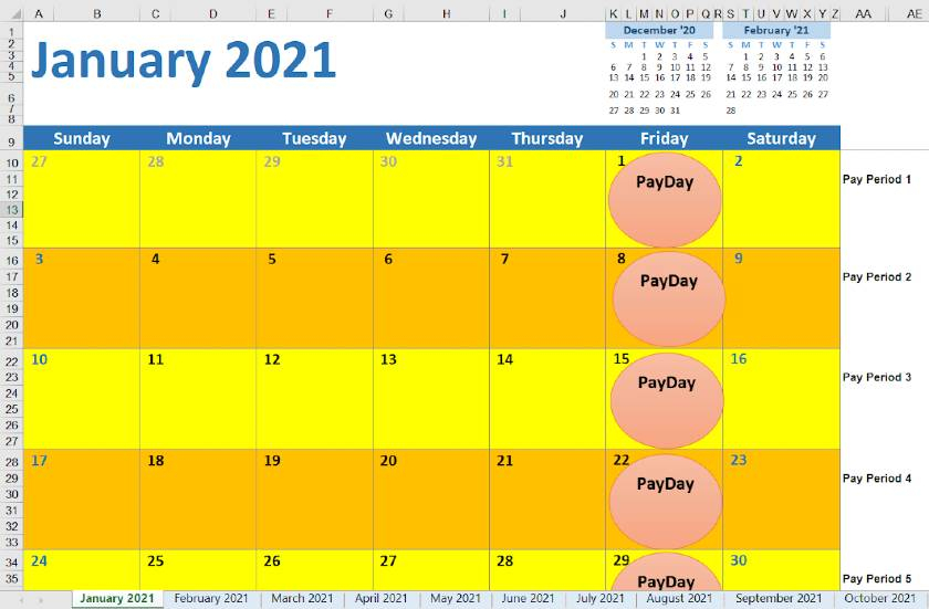 Weekly Pay Period Calendar 2021 Ucsd Biweekly Pay Period Calendar pertaining to Perenicial Fiscal Year Calendar With Room For Notes