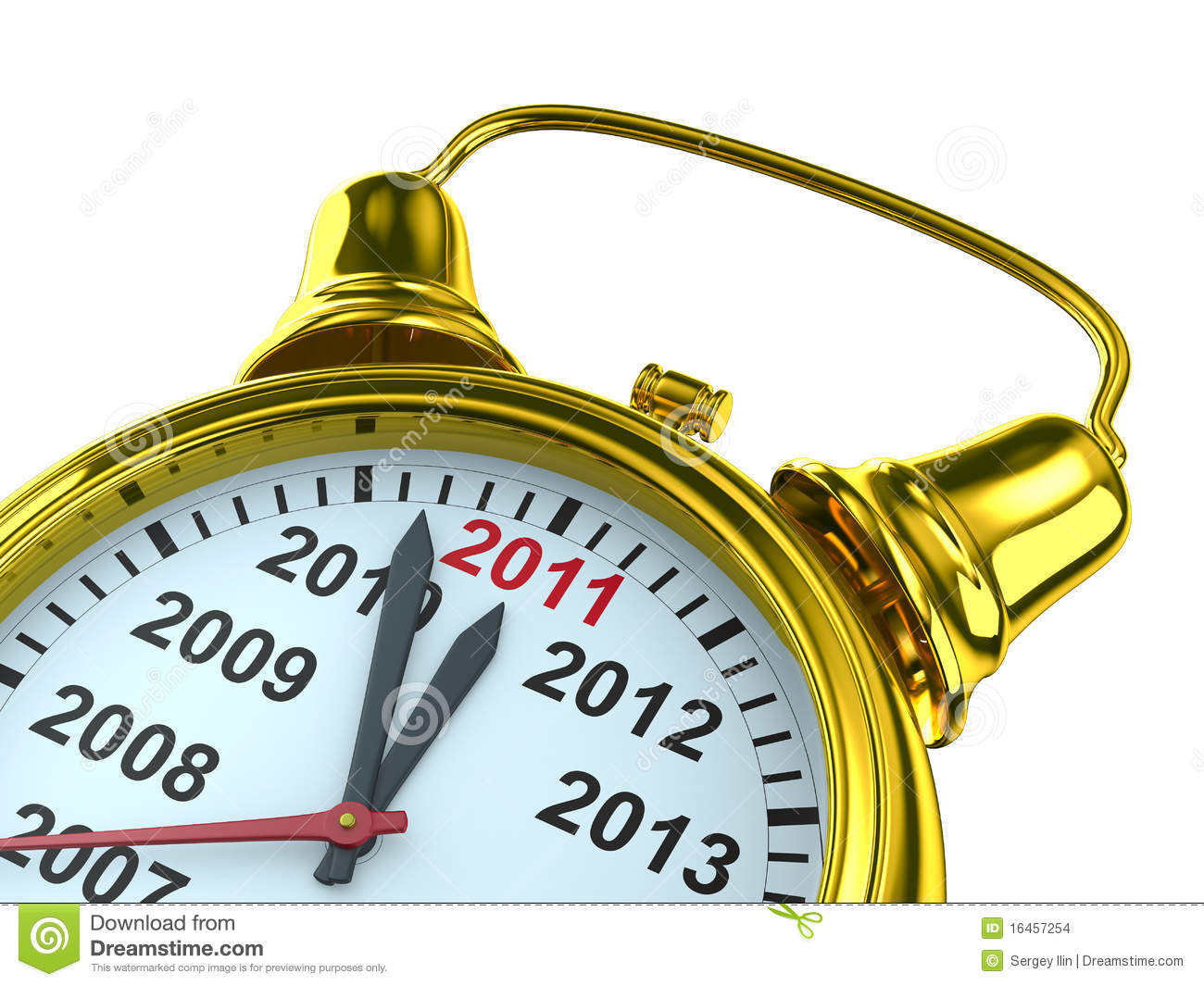 Year Calendar On Alarm Clock Stock Illustration  Illustration Of intended for Time And Date Calender