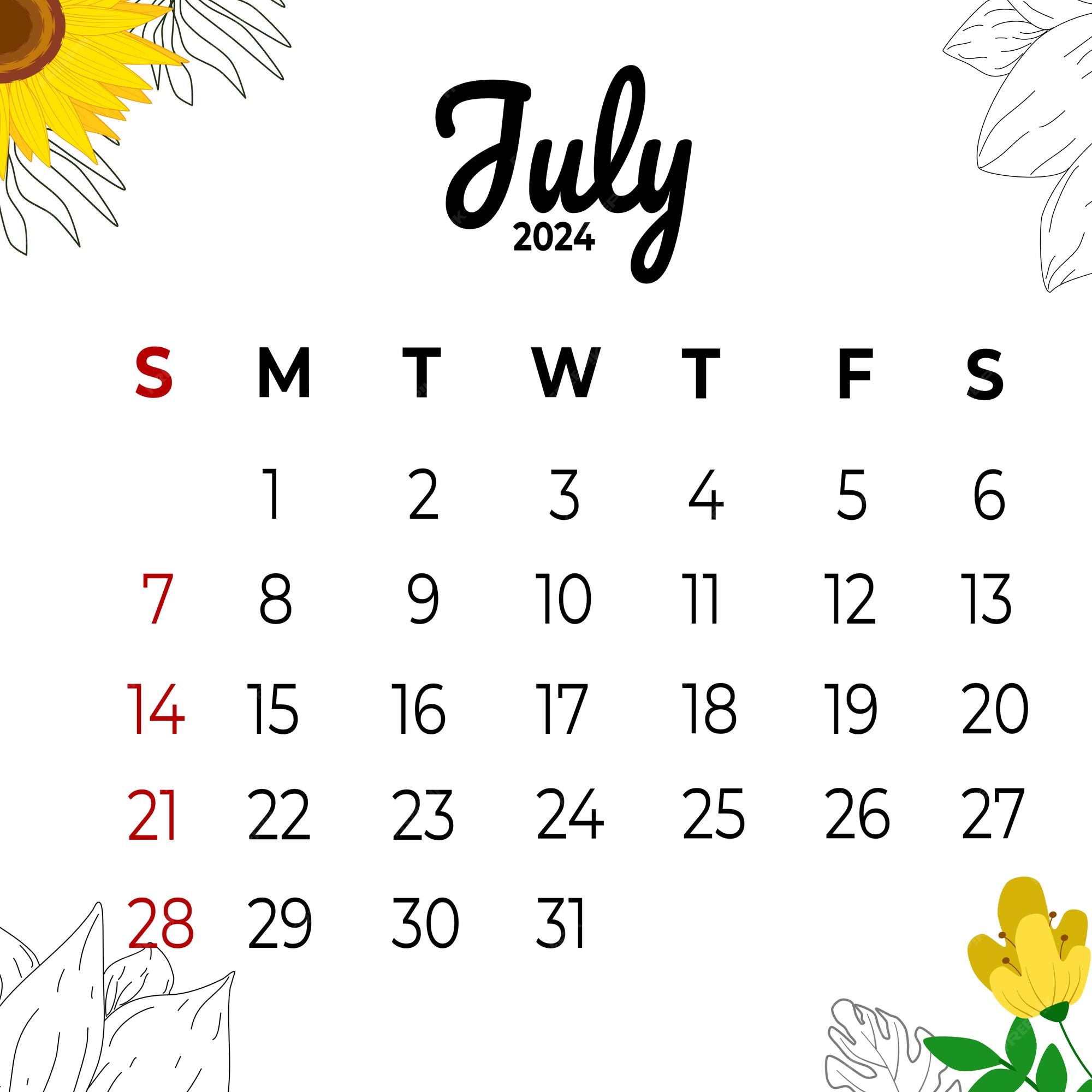 calendar-july-2024-with-aesthetic-flowers
