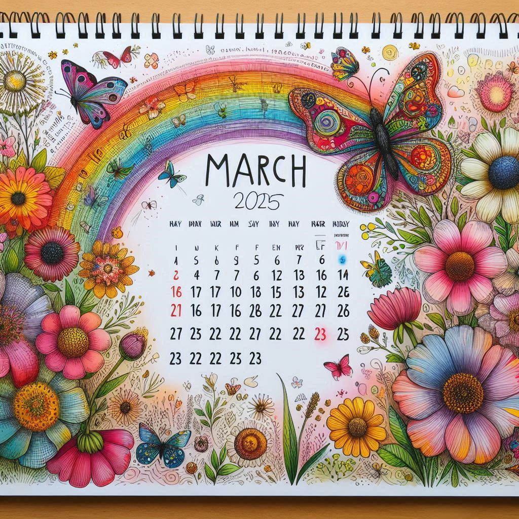 March 2025 Calendar Free Printable Templates