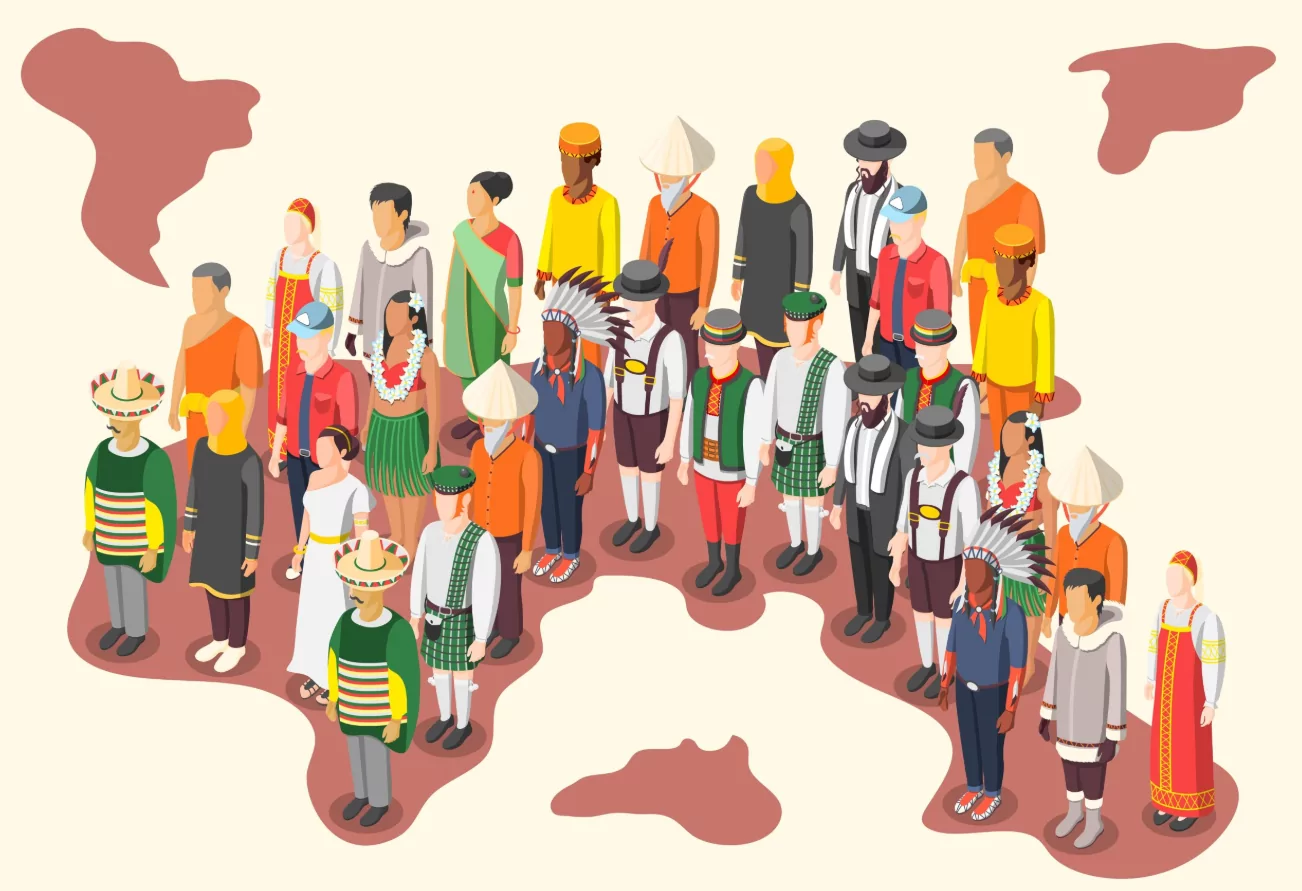 Cultural calendar celebration scene