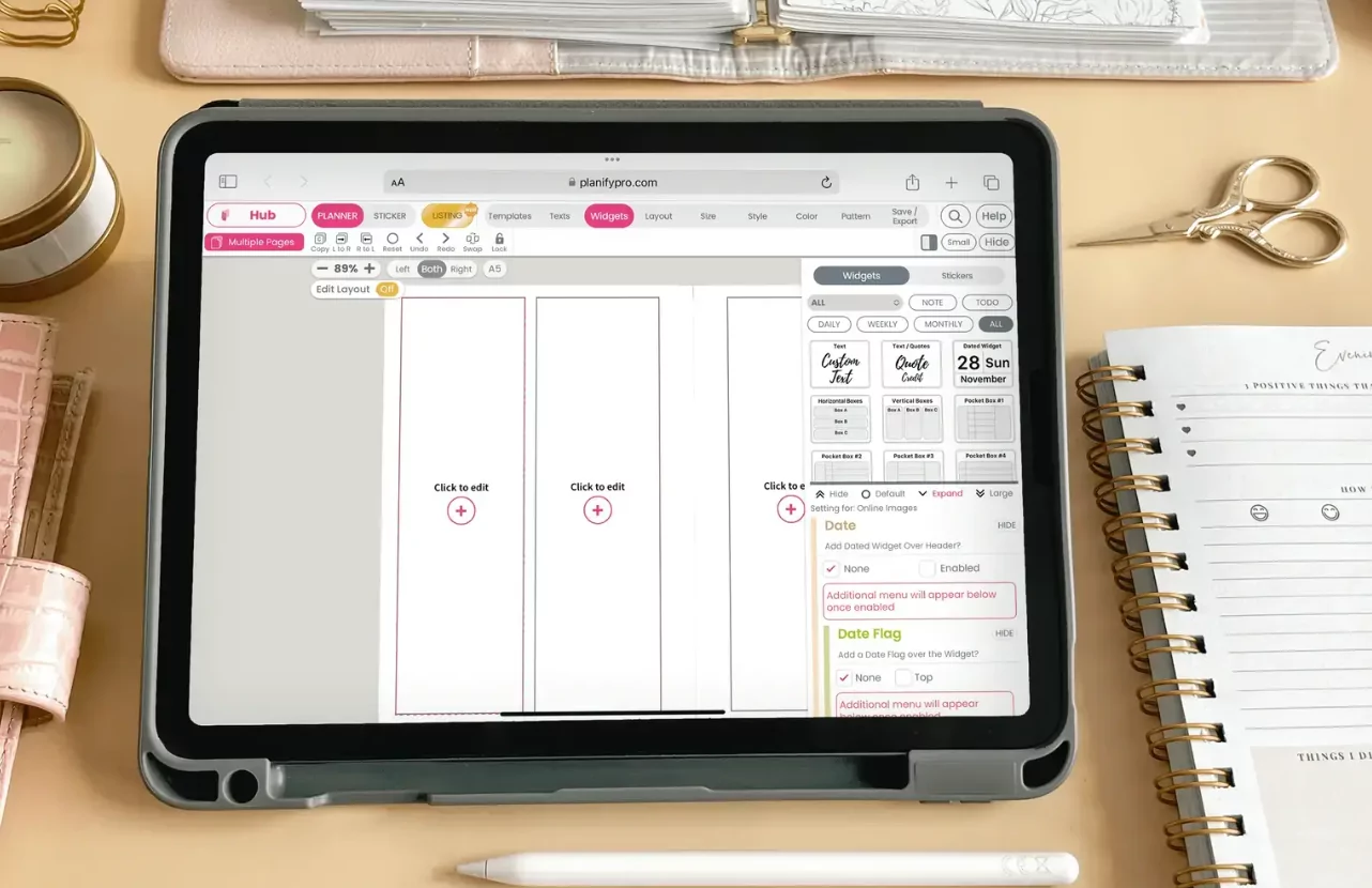 how to choose between weekly planner and calendar
