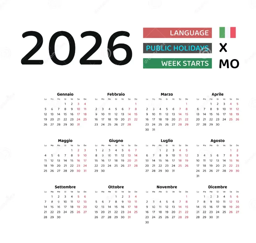 travel planning with 2026 Italy holiday calendar