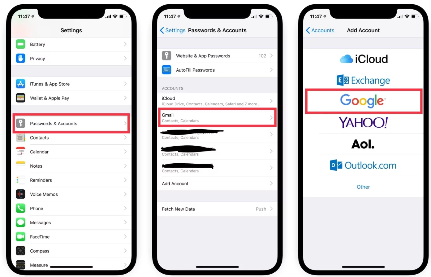 Apple and Google Calendar sync setup