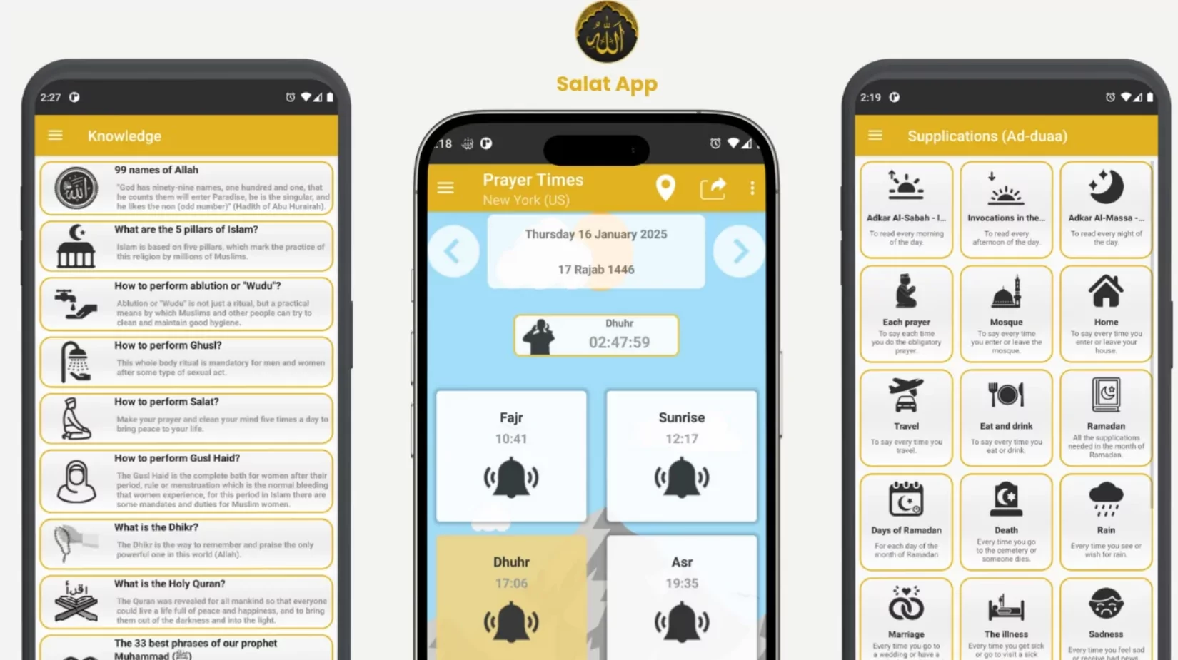 Person checking a smartphone app for accurate Fajr and Maghrib prayer times during Ramadan