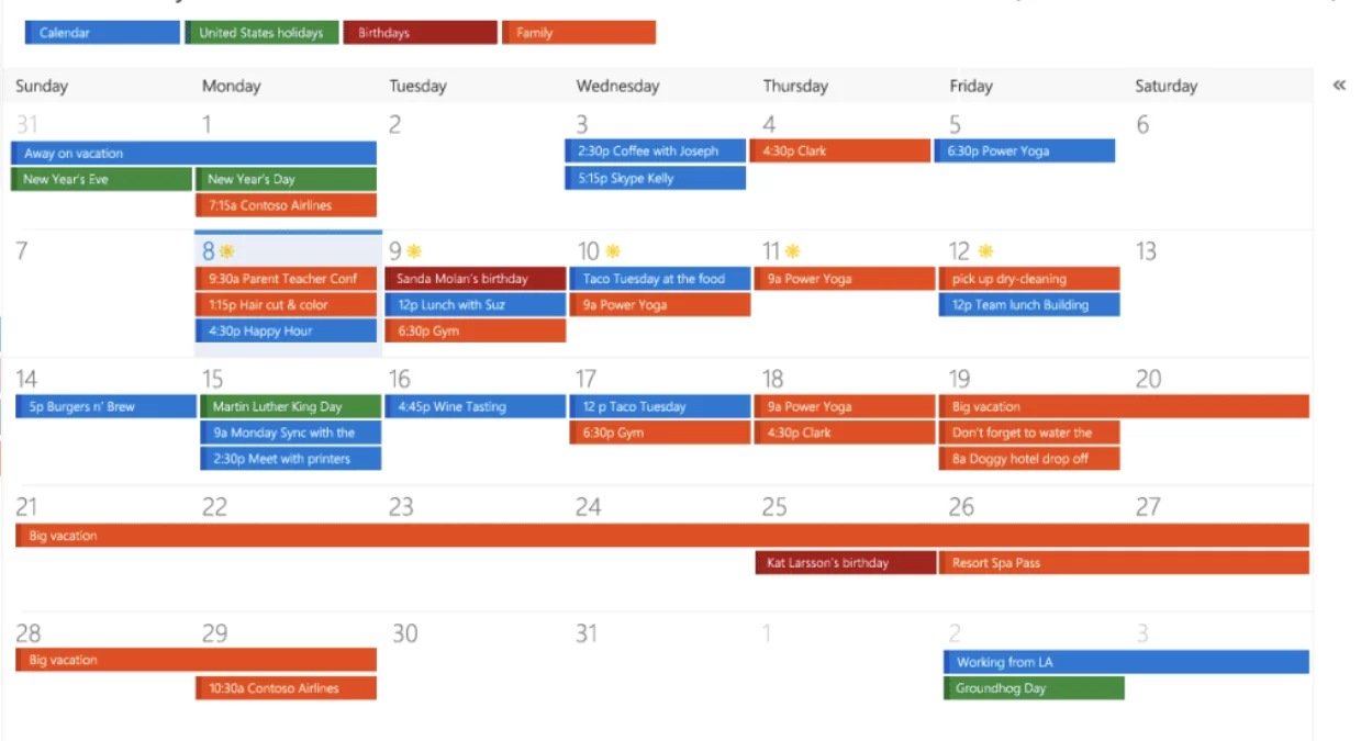 Family calendar security settings shared calendar app safe 2026