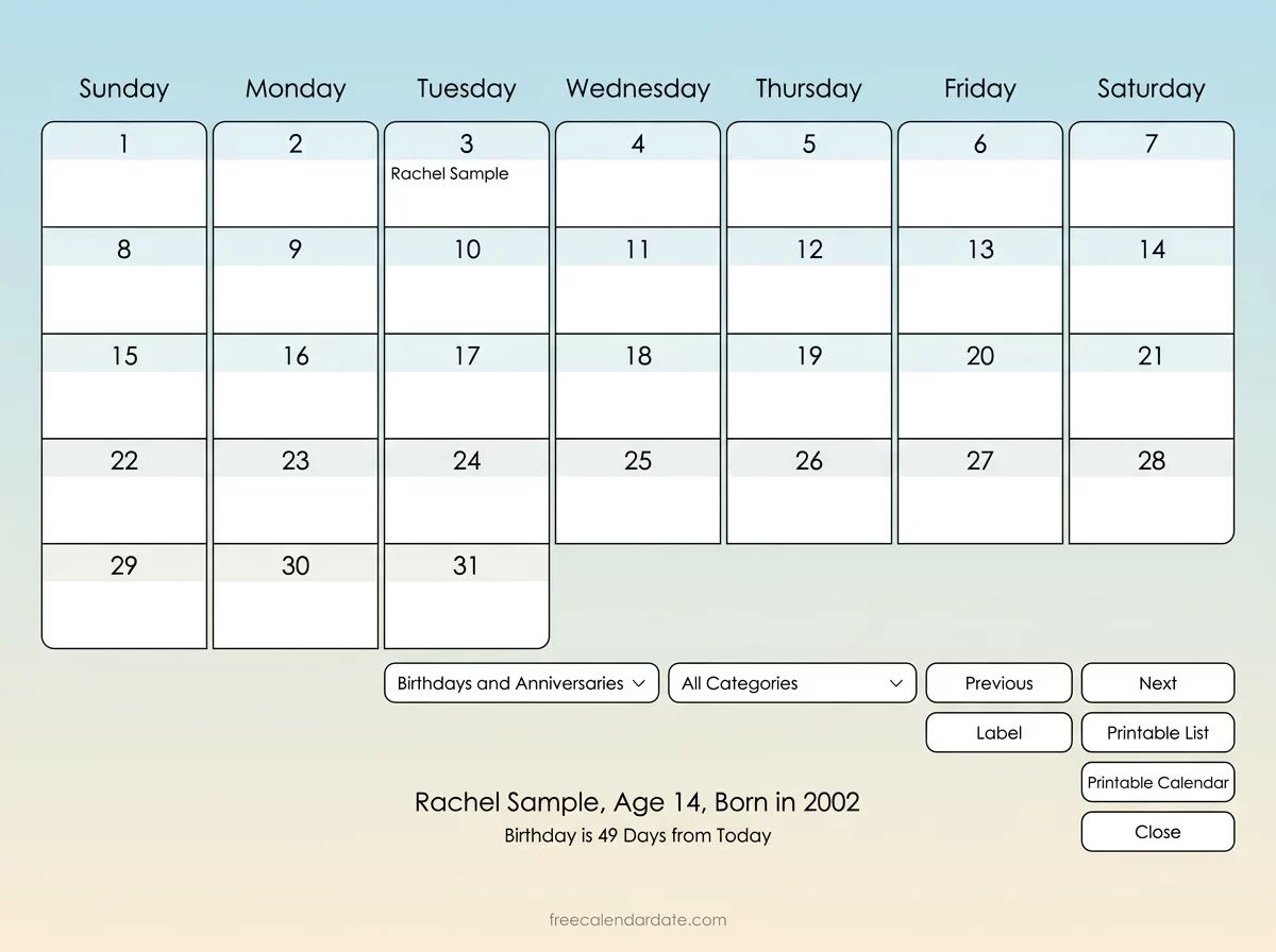 automate birthday and anniversary calendars from contacts