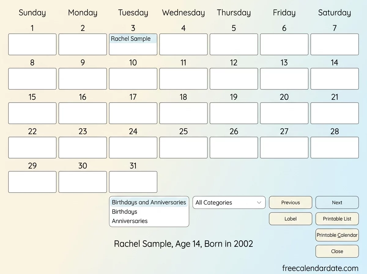 contact sync birthday calendar organizer